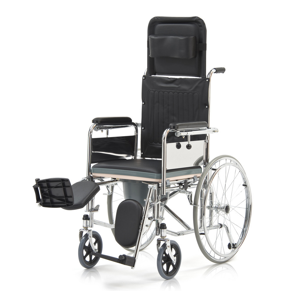 Кресло-коляска для инвалидов Армед FS619GC с санитарным оснащением - фото 4 - id-p121442844