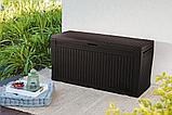 Сундук пластиковый Comfy Deck Box, коричневый, фото 2