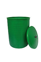 Бочка для воды и полива 150 л (зелёная) АтлантидаСПб