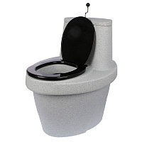 Торфяной туалет Rostok (белый гранит)