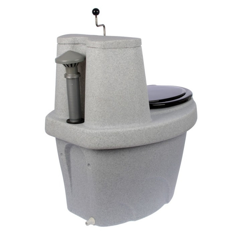 Торфяной туалет Rostok (белый гранит) - фото 2 - id-p121443300