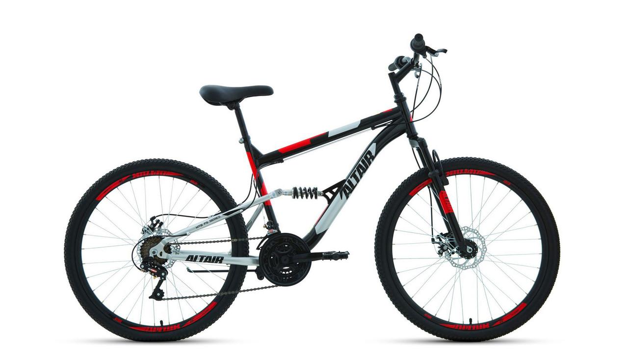 Altair MTB FS 26 2.0 disc черный/красный - фото 1 - id-p121444285