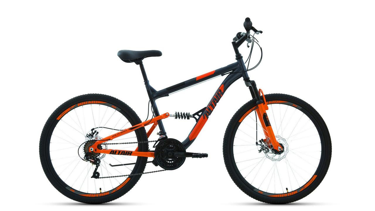 Altair MTB FS 26 2.0 disc серый/оранжевый