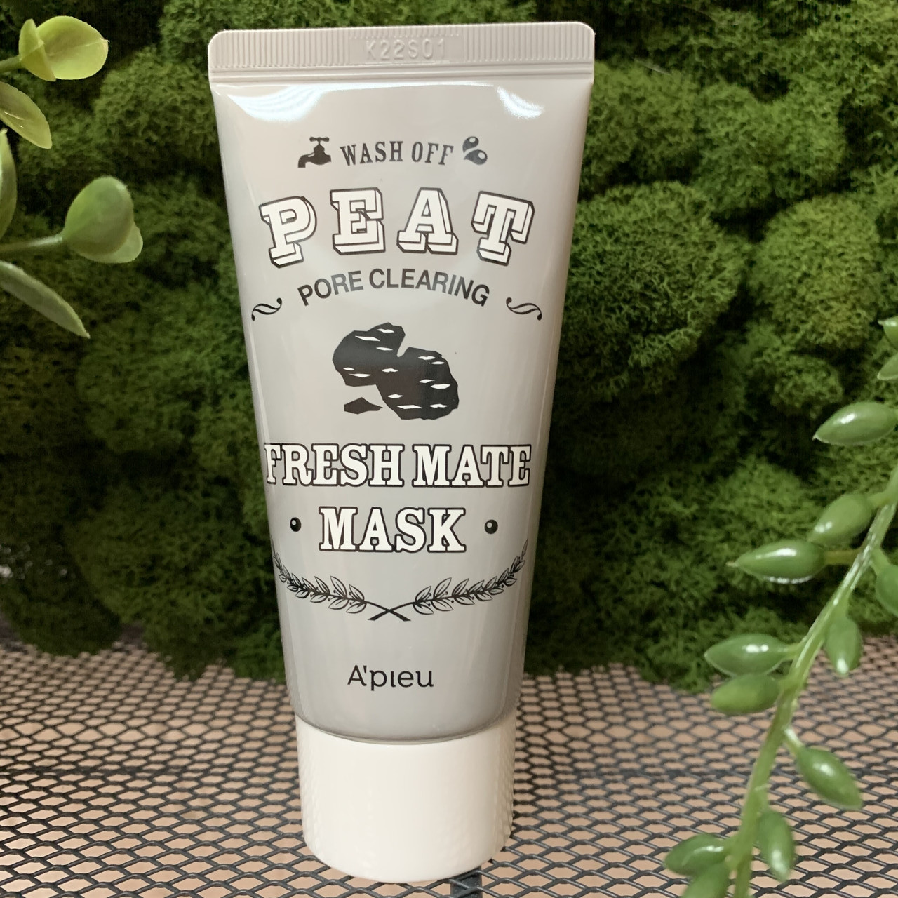 Маска для лица с древесным углем A'PIEU Wash Off Peat Pore Clearing Fresh Mate Mask, 50 мл - фото 1 - id-p121448251