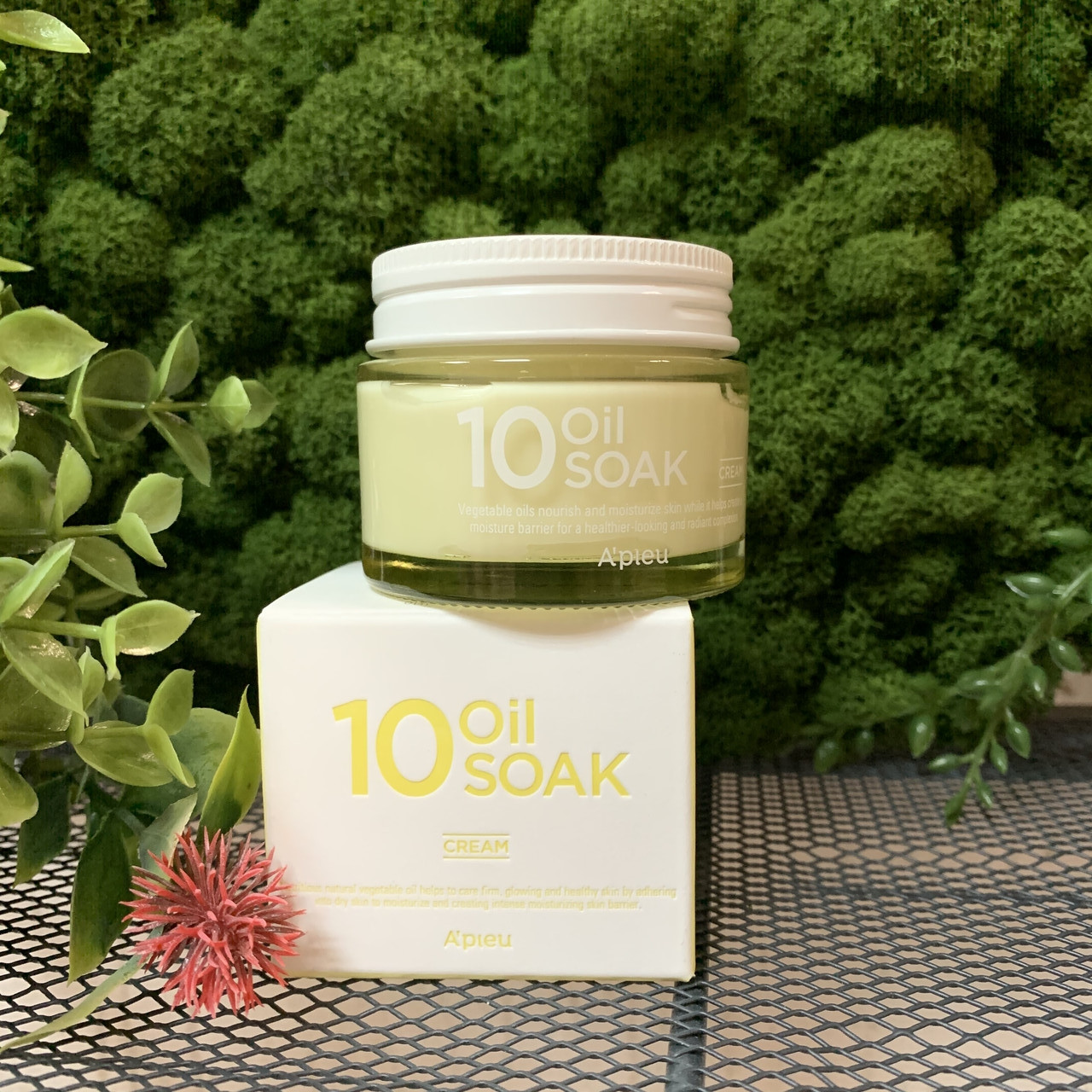 Крем для лица с органическими маслами A'PIEU 10 Oil Soak Cream, 50 мл
