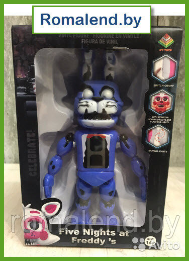 Аниматроник Кошмарный Бонни (Nightmare Bonnie) из Five Nights at Freddy's Funko Pop 20 см.