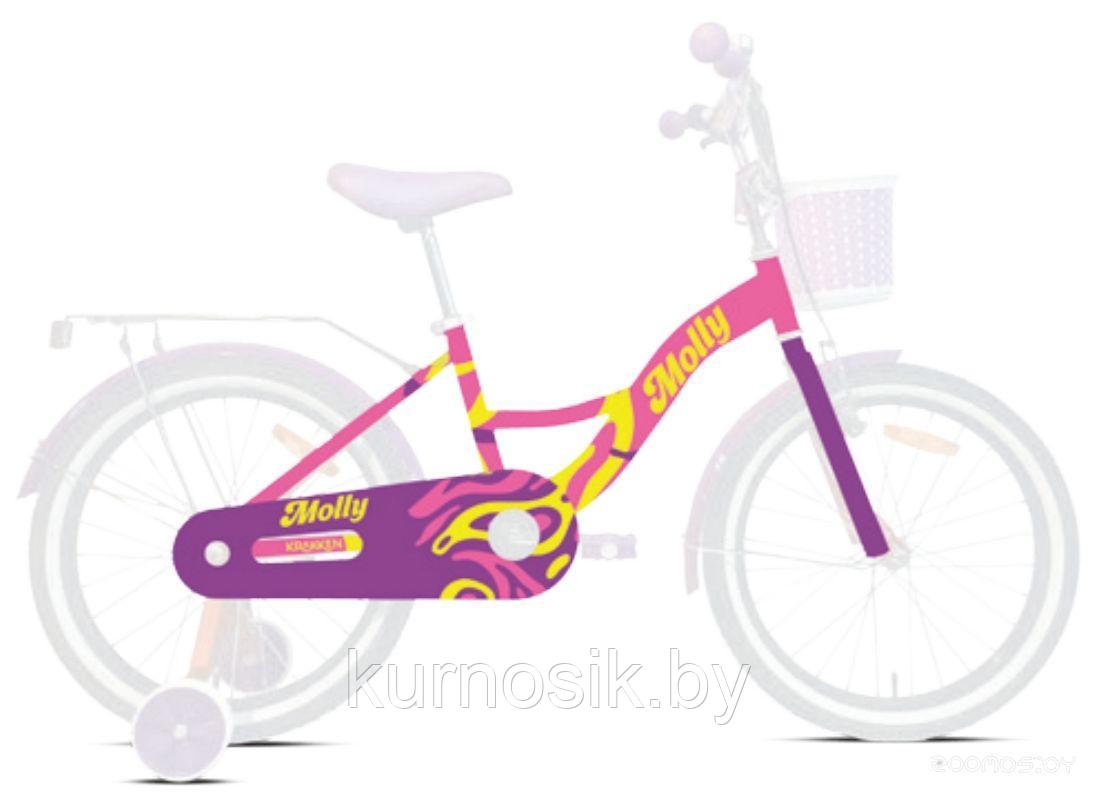 Детский велосипед Krakken Molly 16" розовый Бирюзовый - фото 1 - id-p121449659