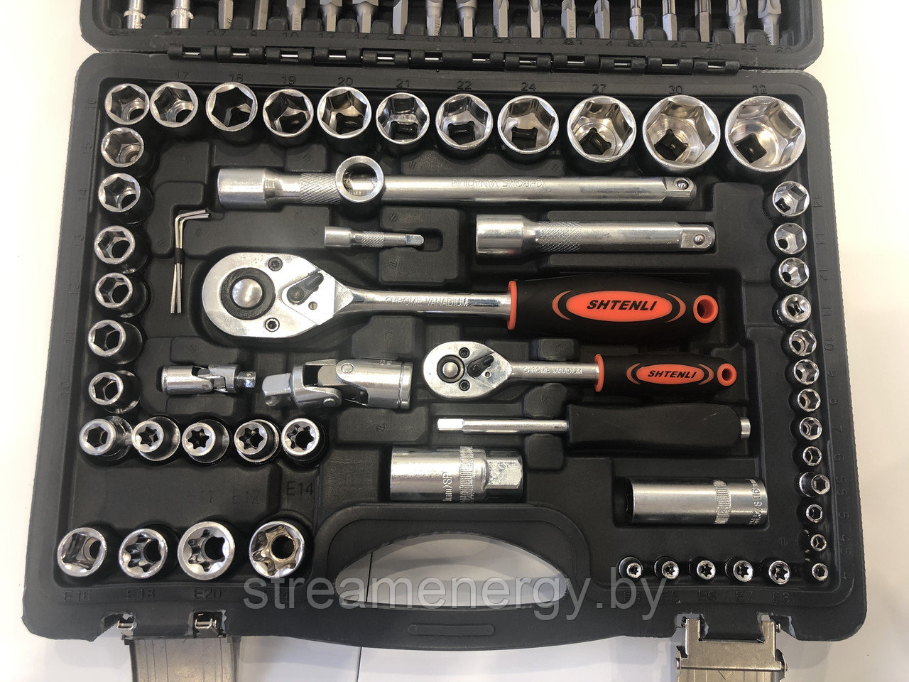 Набор ключей инструмента SHTENLI 108 предметов - фото 2 - id-p121519593