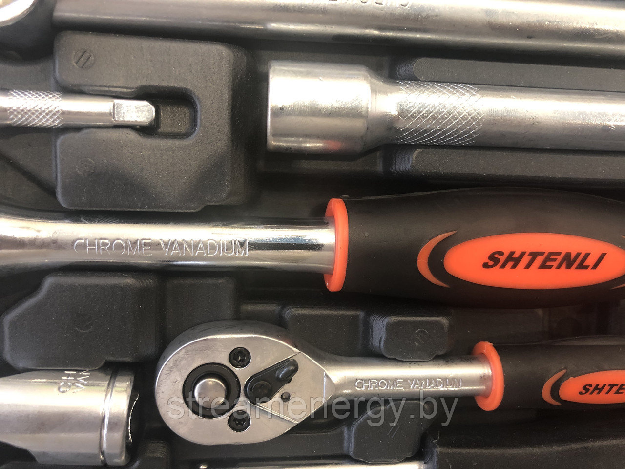 Набор ключей инструмента SHTENLI 108 предметов - фото 8 - id-p121519593