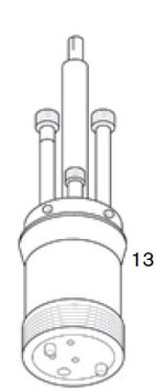 Крышка факельной трубки № 649-966 (C14-866) для плазмотрона Amada IC200