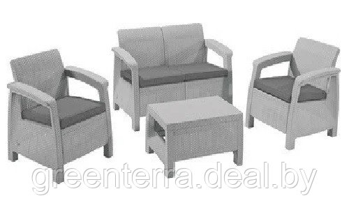 Комплект мебели СORFU II SET, серый [233196] - фото 1 - id-p77812236
