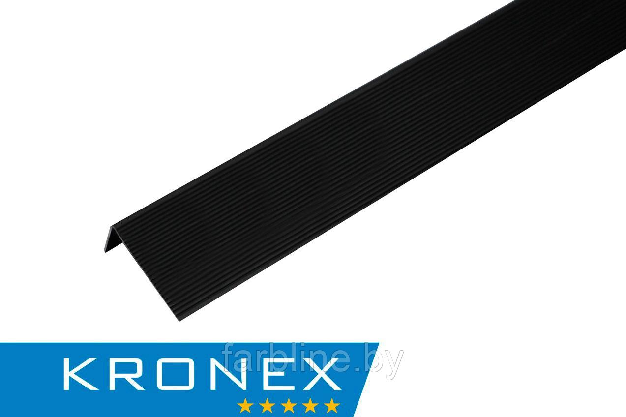 Угол завершающий алюминиевый KRONEX черный