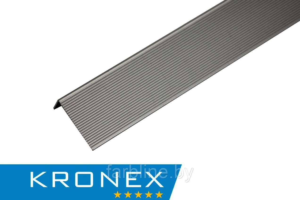 Угол завершающий алюминиевый KRONEX серебро