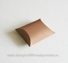 Крафт-коробка подушка, 9х9 см - фото 2 - id-p121532804