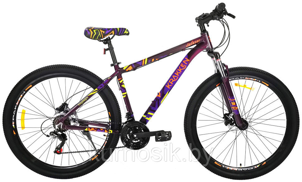 Велосипед Krakken Salazar 29" фиолетовый - фото 1 - id-p121535672