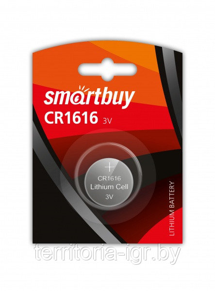 Литиевой элемент питания CR1616/1B Smartbuy