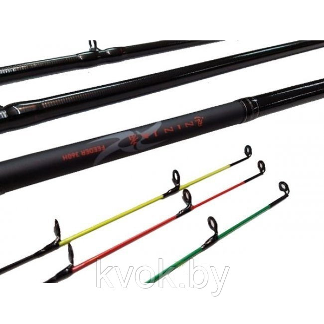 Удилище фидерное DAIWA "Ninja-X Feeder" 3.3 м (тест 40-120гр) - фото 2 - id-p121535708