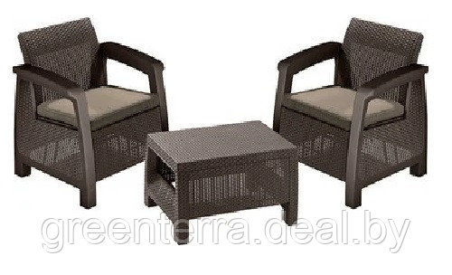 Комплект мебели BAHAMAS WEEKEND SET, коричневый [235042] - фото 1 - id-p121535979