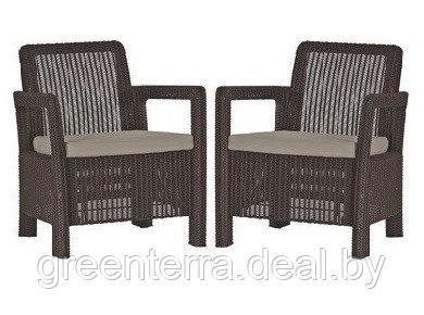 Комплект мебели TARIFA 2 CHAIRS, серый [233193] - фото 2 - id-p121536019