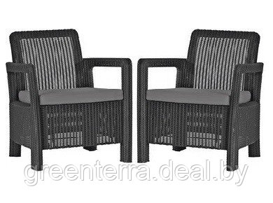 Комплект мебели TARIFA 2 CHAIRS, серый [233193] - фото 1 - id-p121536019