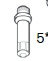 Электрод хромированный, воздух № 9-5619 (C07-619) для плазмотрона Thermal Dynamics PCHM-52