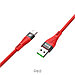 Дата-кабель U53 Type-C 1.2м. 5А. красный Hoco, фото 2