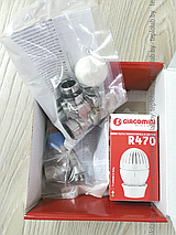 Комплект термостатический радиаторный прямой Giacomini R470F 1/2", фото 2