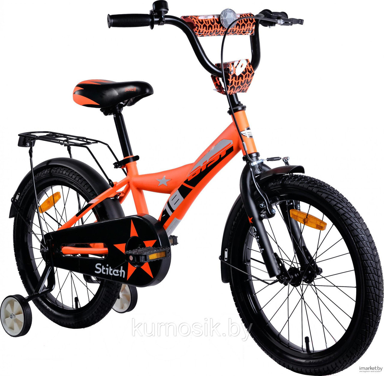 Детский велосипед Aist Stitch 18" оранжевый - фото 2 - id-p121550347