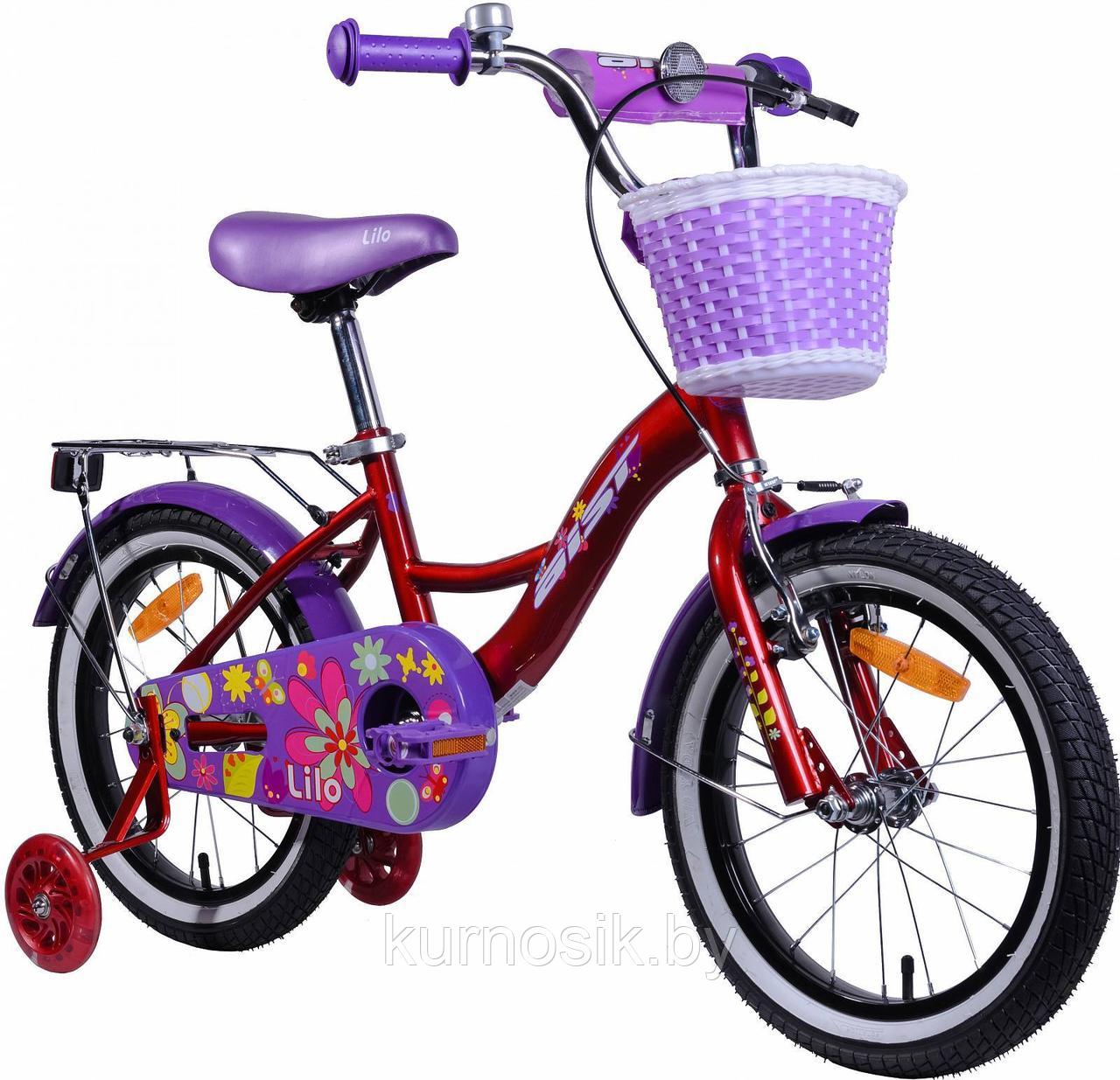 Детский велосипед AIST Lilo 16" желтый Красный - фото 2 - id-p121550965