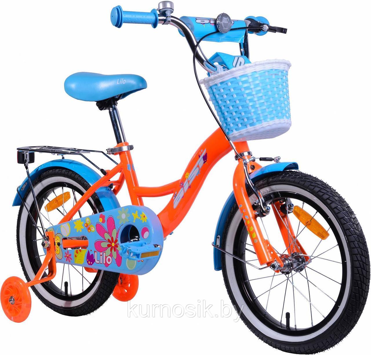 Детский велосипед AIST Lilo 16" желтый Оранжевый - фото 2 - id-p121550966