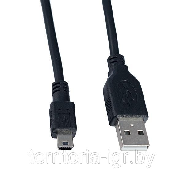 Мультимедийный кабель U4303 USB2.0 (A) Mini USB 5P 3м. Perfeo - фото 1 - id-p121552709