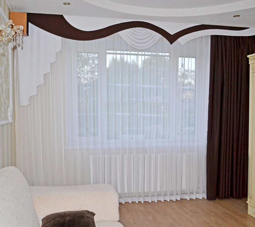 Комплект штор "ГРАНАДА" в гостиную и спальню-софт - фото 1 - id-p121561208
