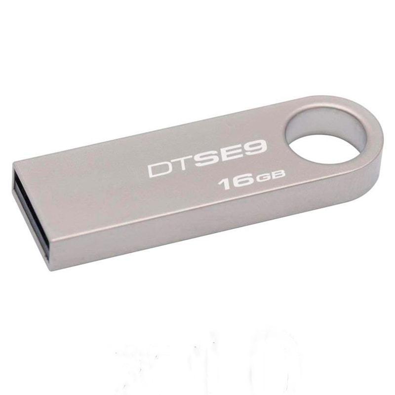 Память Kingston "DTSE9" 16GB, USB 2.0 Flash Drive, металлический DTSE9H/16GB(работаем с юр лицами и ИП) - фото 1 - id-p121563175