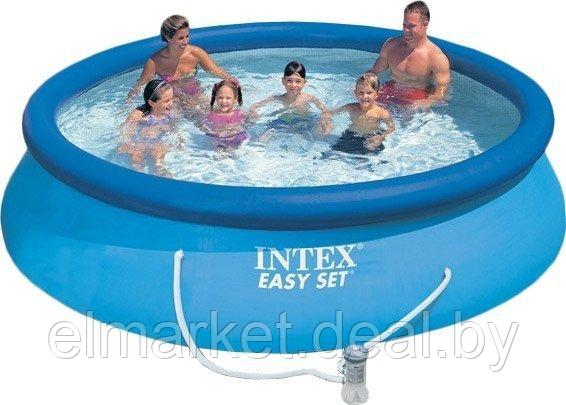 Надувной бассейн Intex Easy Set 366x76 см. + фильтр-насос