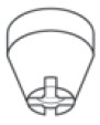 Корончатая крышка № 8-4213 (T08-213) для плазмотрона Thermal Dynamics PCHM-4B, 4BT