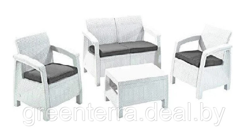 Комплект мебели СORFU SET, белый [223258] - фото 1 - id-p121580377