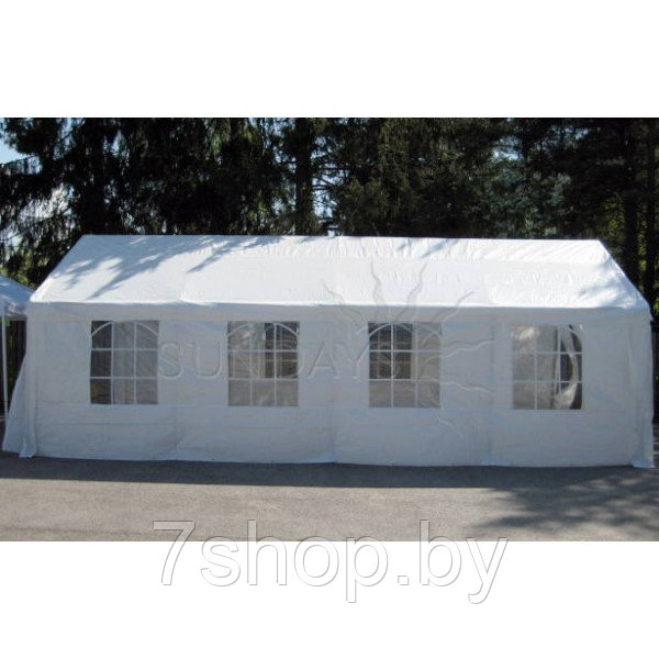 Тент-шатер ПВХ 4x8м, 48201W, цвет белый - фото 1 - id-p89924368