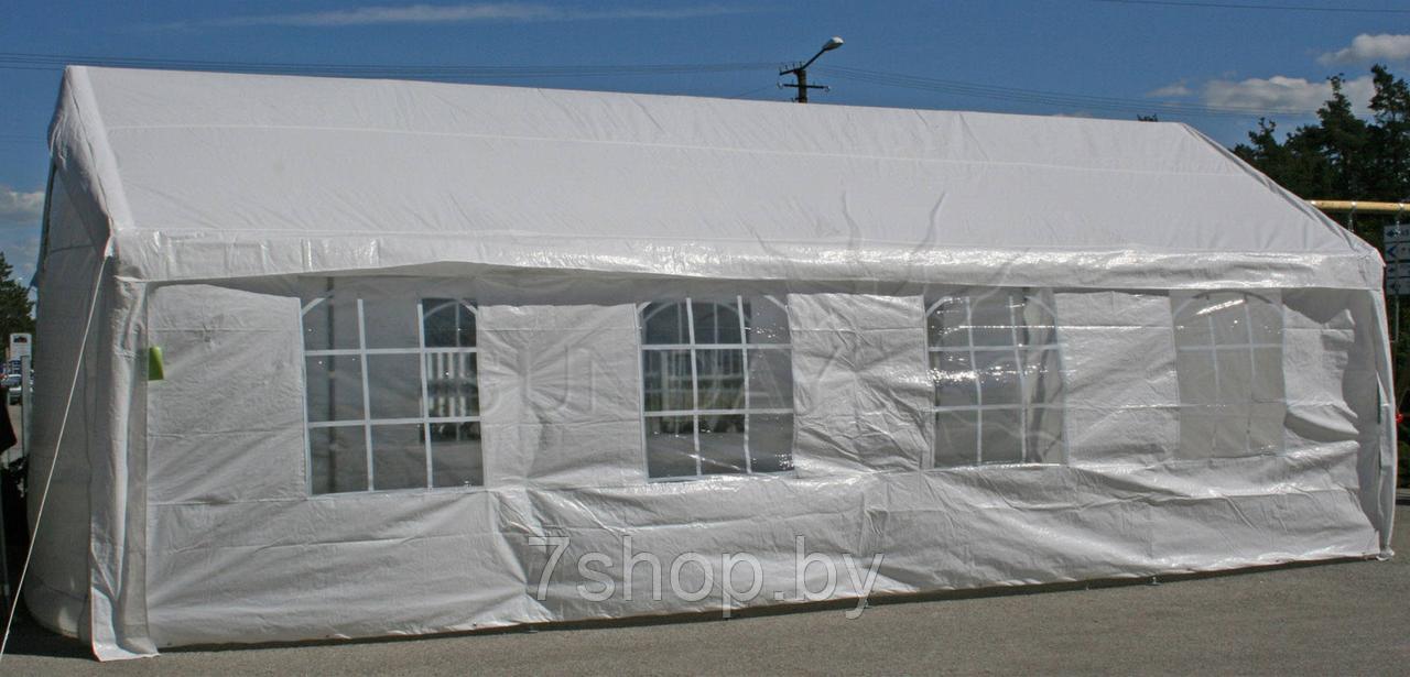 Тент-шатер ПВХ 4x8м, 48201W, цвет белый - фото 2 - id-p89924368