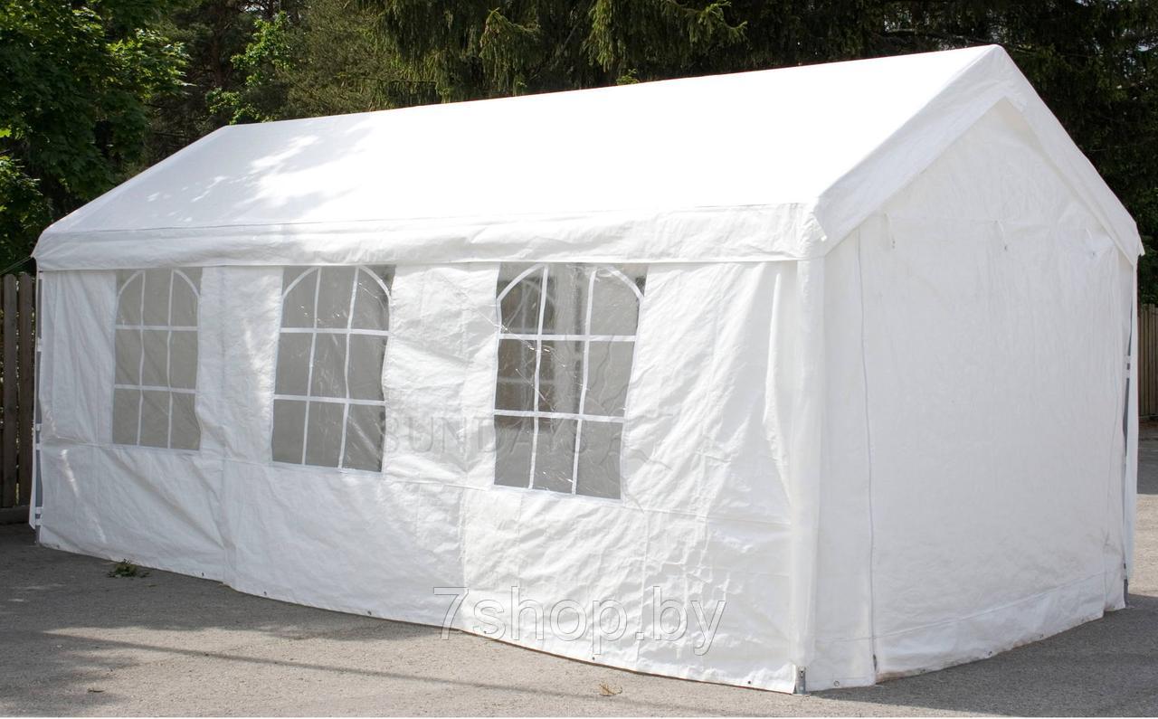 Тент-шатер ПВХ 3x6м, 36201W, цвет белый - фото 1 - id-p89924369