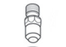Электрод с упл. кольцом Воздух 250А № 648-327 (C14-327) для плазмотрона Whitney OW250