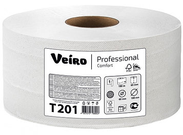 Бумага туалетная Veiro "Professional Comfort" 200м белая.T201. Цена без учета НДС 20%