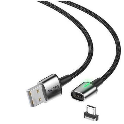 Кабель Baseus Zinc Magnetic USB для устройств с разъемом Lightning, 1м - фото 2 - id-p121582121