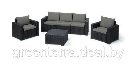 Комплект мебели Keter California 3 Seater, капучино [212507] - фото 2 - id-p121585915