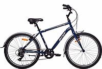 Городской велосипед AIST Cruiser 1.0 26" графитовый Синий, 16"