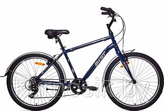 Городской велосипед AIST Cruiser 1.0 26" графитовый Синий, 18"