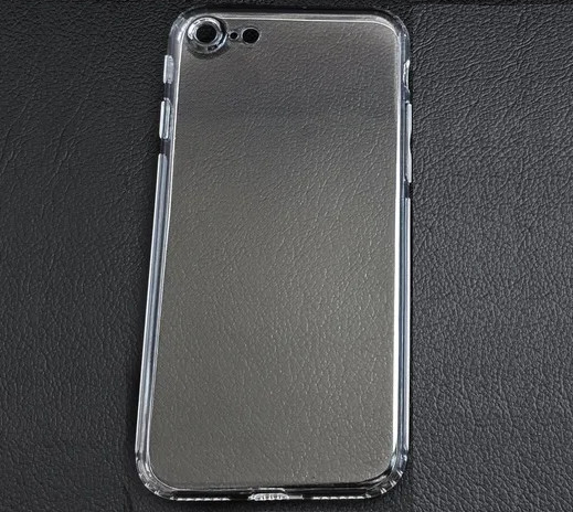 Чехол-накладка для Apple Iphone 8 (силикон) прозрачный с защитой камеры