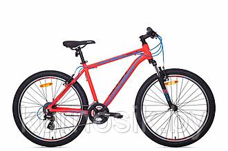 Горный велосипед AIST Rocky 2.0 26" черно-синий Красно-синий, 19"