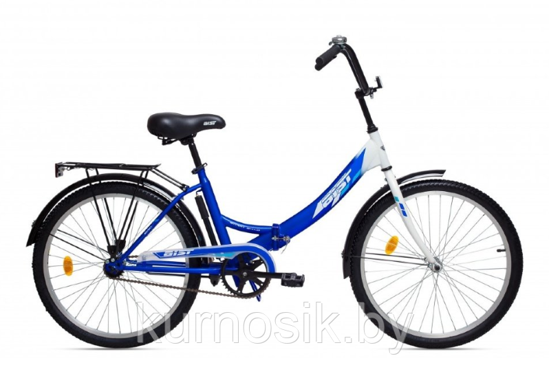 Подростковый велосипед Аist smart 24 1.0 сине-белый