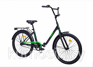 Подростковый велосипед Аist smart  24 1.1 Голубой Черно-зеленый