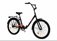 Подростковый велосипед Аist smart 24 1.1 Голубой Черно-оранжевый